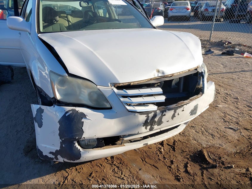 2006 TOYOTA AVALON VIN: 4T1BK36BX6U081843