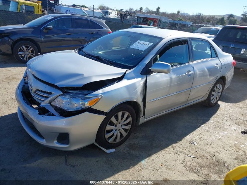 VIN 2T1BU4EE7DC006950 2013 Toyota Corolla, LE no.2