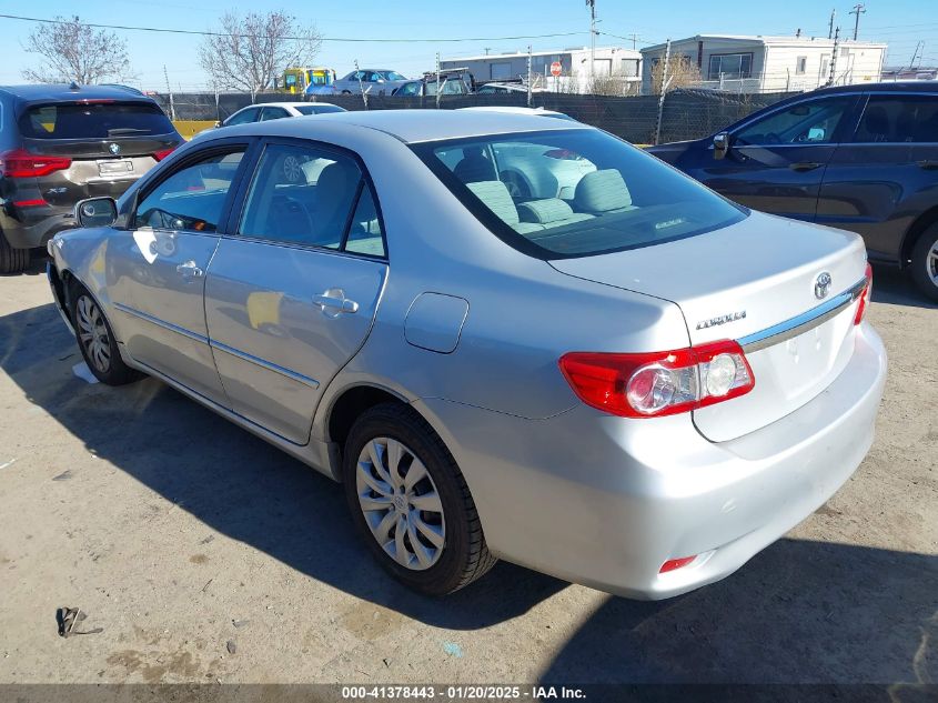 VIN 2T1BU4EE7DC006950 2013 Toyota Corolla, LE no.3