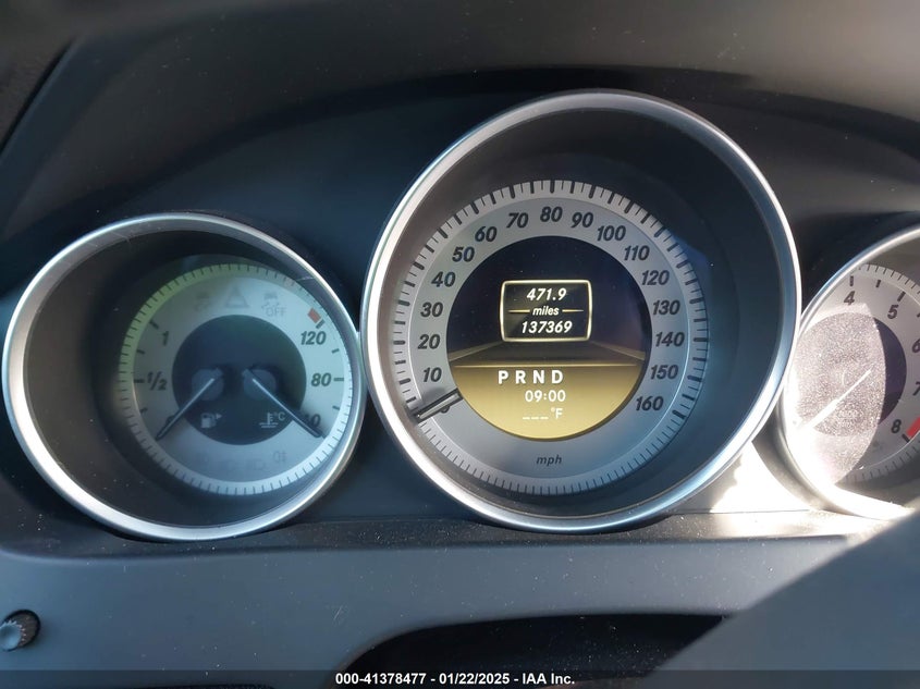 2012 MERCEDES-BENZ C VIN: WDDGF4HB9CR193796