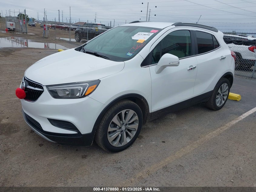 Vin: kl4cjasb9kb922119, lot: 41869335, buick encore fwd preferred 20192