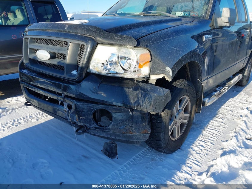 2008 FORD F-150 VIN: 1FTRX14W18FB96255