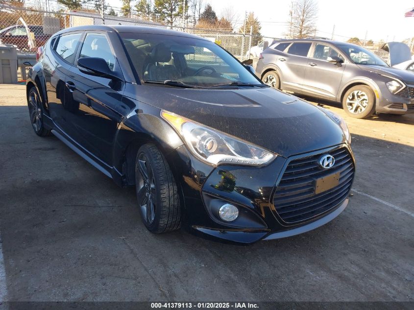 2015 HYUNDAI VELOSTER TURBO - KMHTC6AE7FU221321