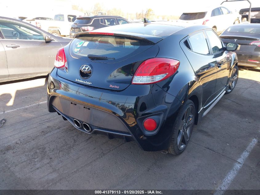 VIN KMHTC6AE7FU221321 2015 Hyundai Veloster, Turbo no.4