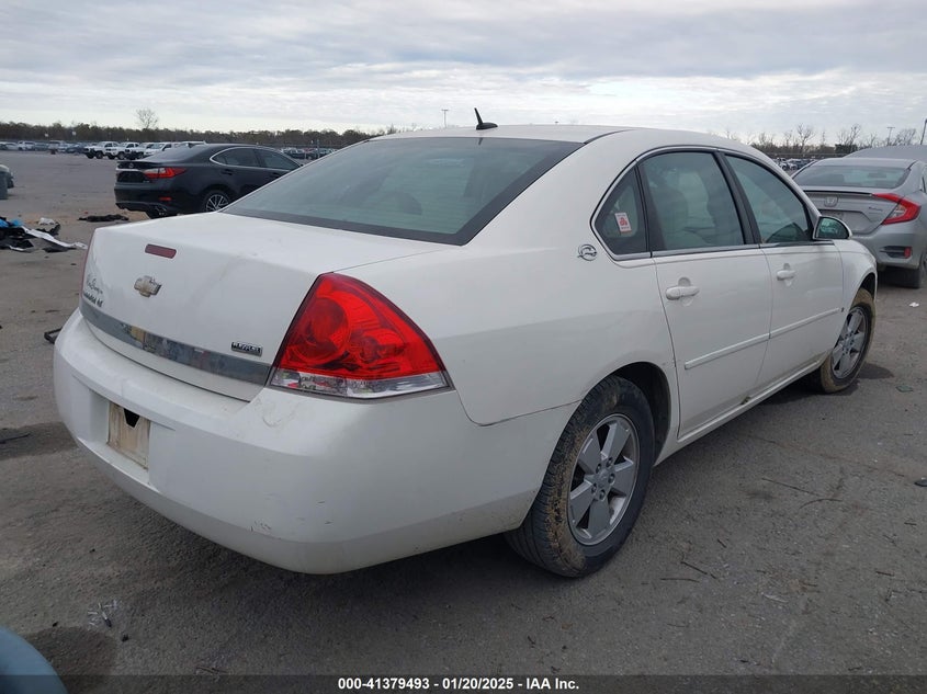 2008 CHEVROLET IMPALA VIN: 2G1WT58K181298989
