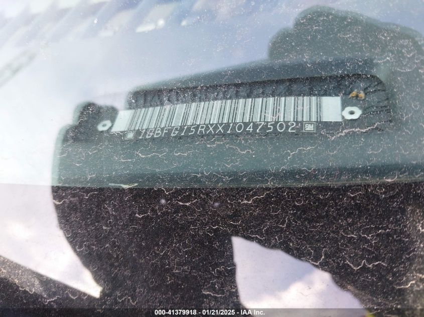 1999 Chevrolet Express VIN: 1GBFG15RXX1047502 Lot: 41379918