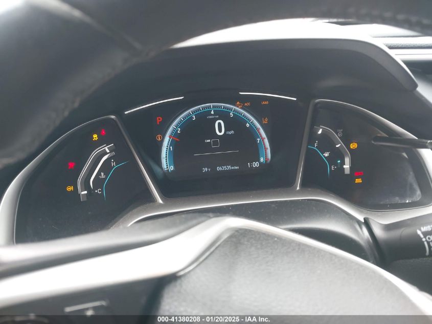 2019 Honda Civic Ex VIN: JHMFC1F38KX008574 Lot: 41380208