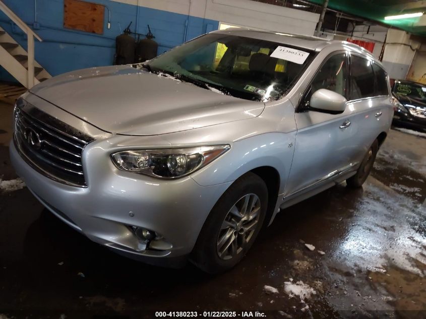 VIN 5N1AL0MMXEC546606 2014 INFINITI QX60 no.2