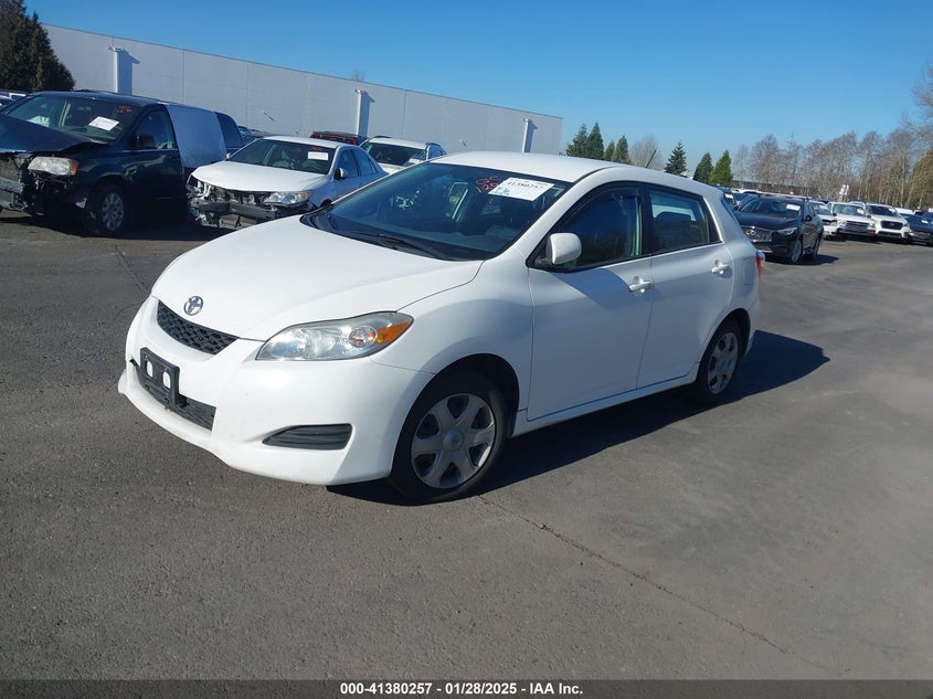 Vin: 2t1ku4ee7ac356185, lot: 41870743, toyota matrix 20102
