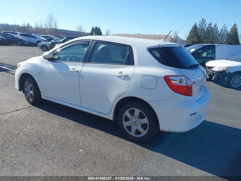 Vin: 2t1ku4ee7ac356185, lot: 41870743, toyota matrix 20103