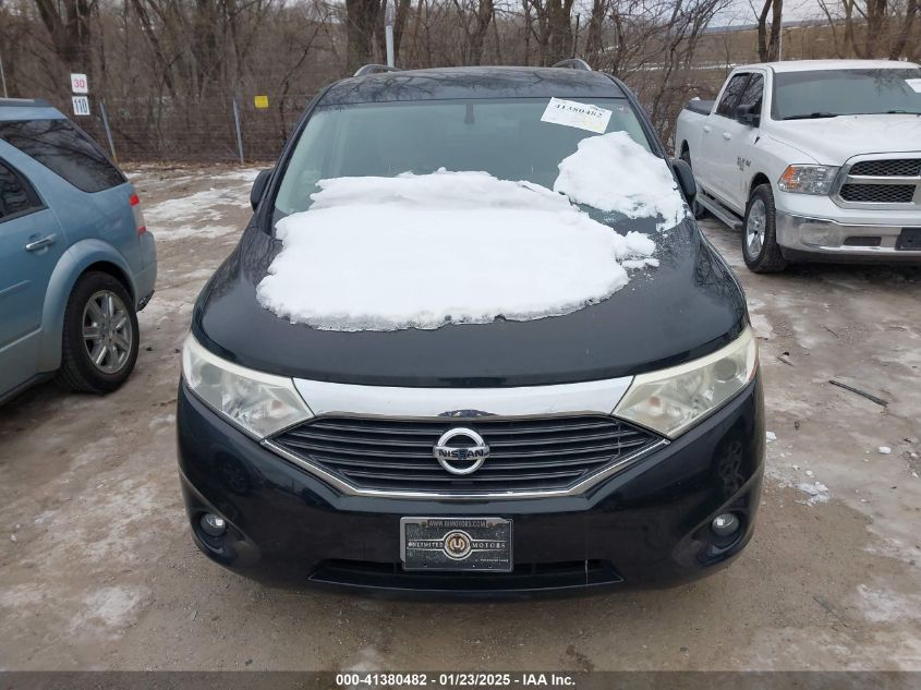 2012 Nissan Quest Sv VIN: JN8AE2KP5C9034855 Lot: 41380482