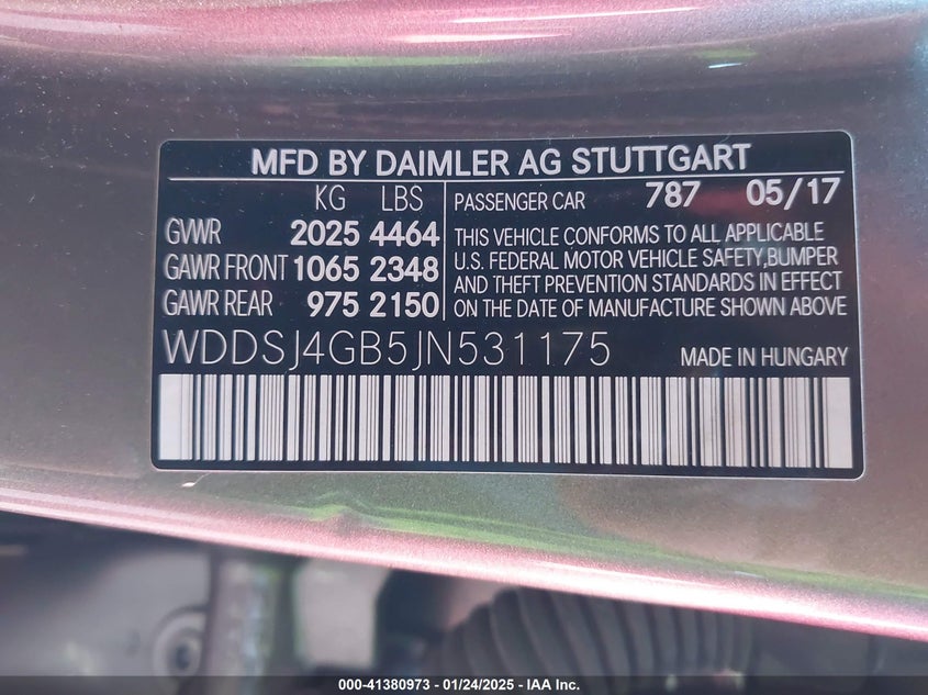 2018 MERCEDES-BENZ CLA 250 4MATIC - WDDSJ4GB5JN531175