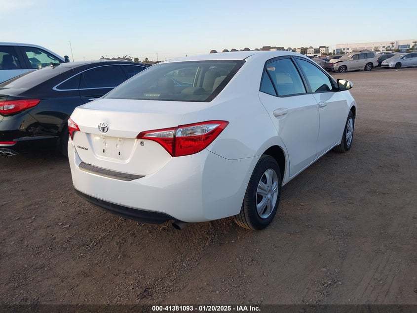2016 TOYOTA COROLLA VIN: 5YFBURHE9GP426318