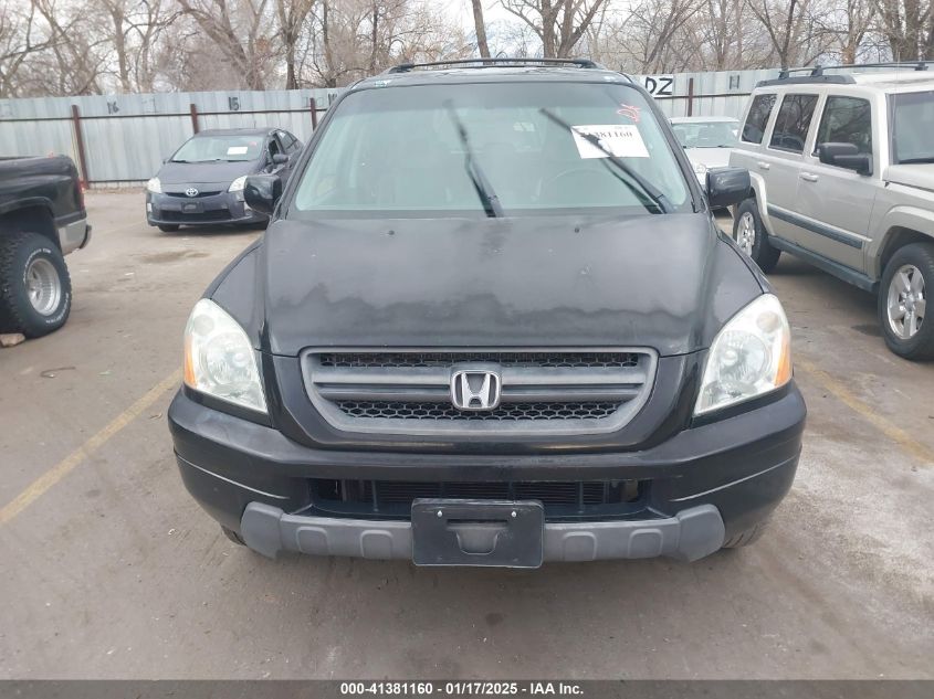 2004 Honda Pilot Ex-L VIN: 2HKYF185X4H515359 Lot: 41381160