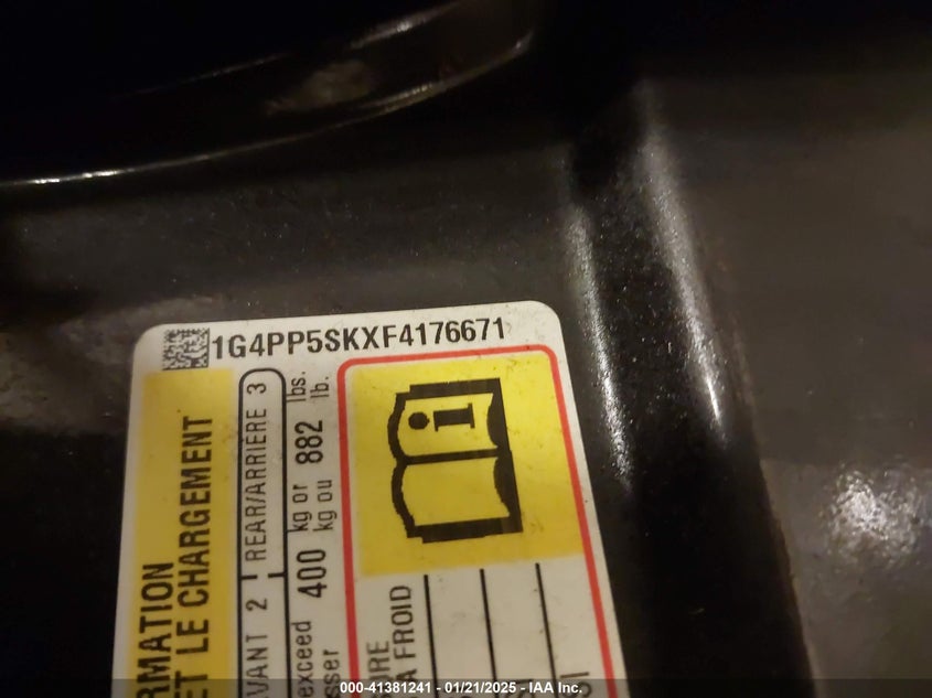 2015 BUICK VERANO - 1G4PP5SKXF4176671