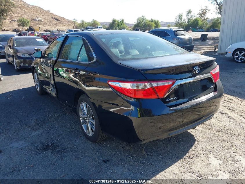 VIN 4T1BF1FK6FU931492 2015 Toyota Camry, SE no.3