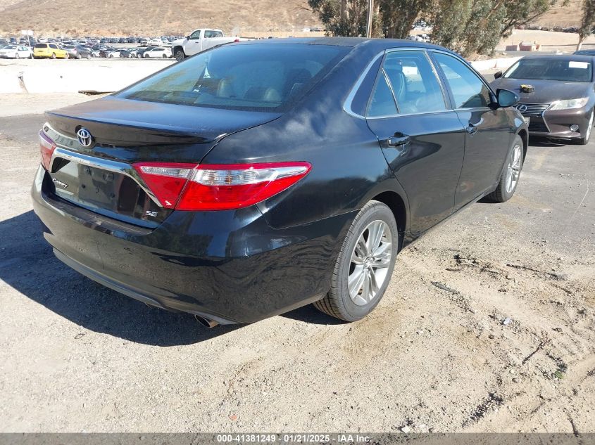 VIN 4T1BF1FK6FU931492 2015 Toyota Camry, SE no.4