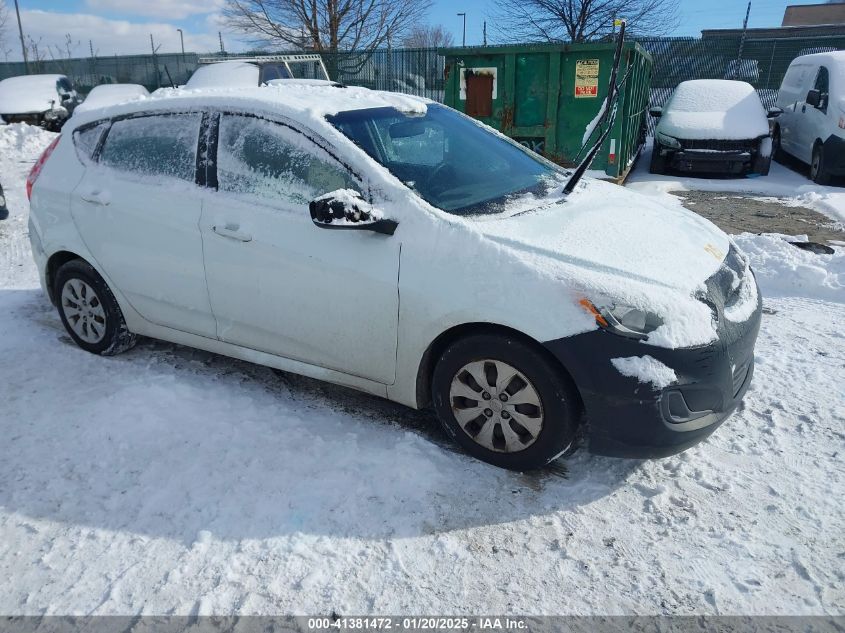 VIN KMHCT5AE7FU225797 2015 Hyundai Accent, GS no.1