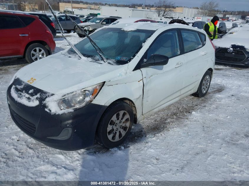 VIN KMHCT5AE7FU225797 2015 Hyundai Accent, GS no.2