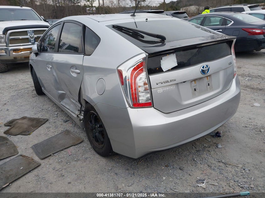 2015 TOYOTA PRIUS VIN: JTDKN3DU8F0430697