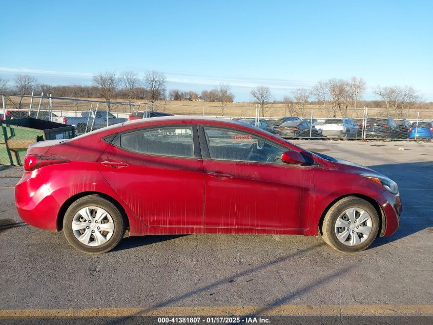 VIN 5NPDH4AE5GH711959 2016 HYUNDAI ELANTRA no.13