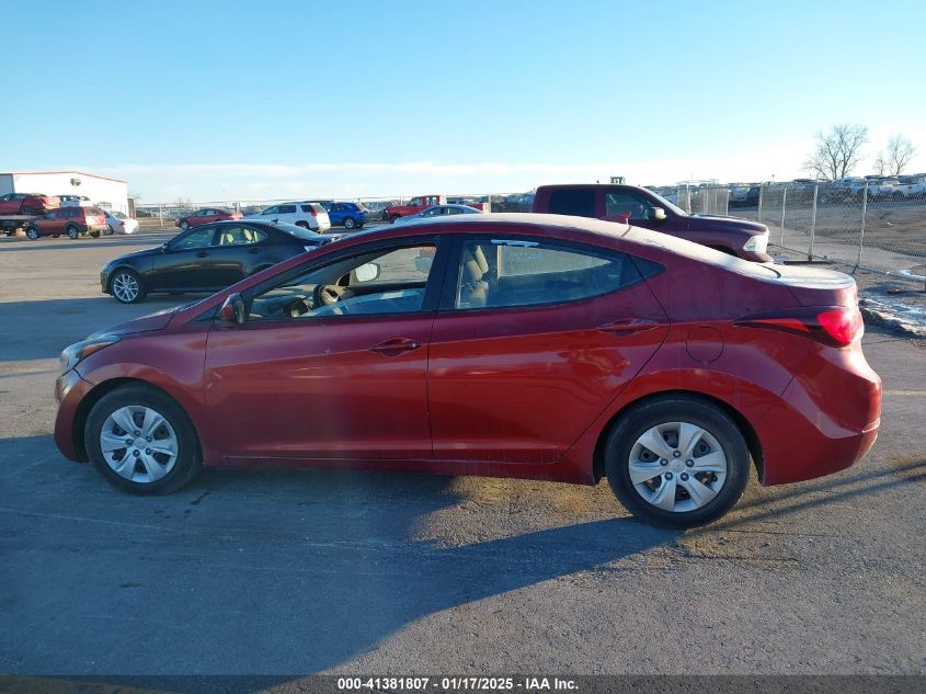 VIN 5NPDH4AE5GH711959 2016 HYUNDAI ELANTRA no.14