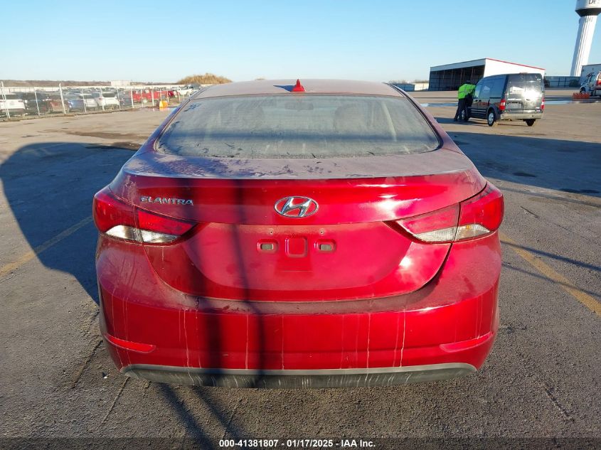 VIN 5NPDH4AE5GH711959 2016 HYUNDAI ELANTRA no.16