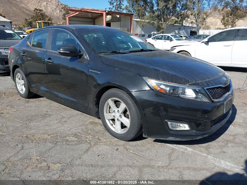 VIN KNAGM4A73F5662038 2015 KIA OPTIMA no.1