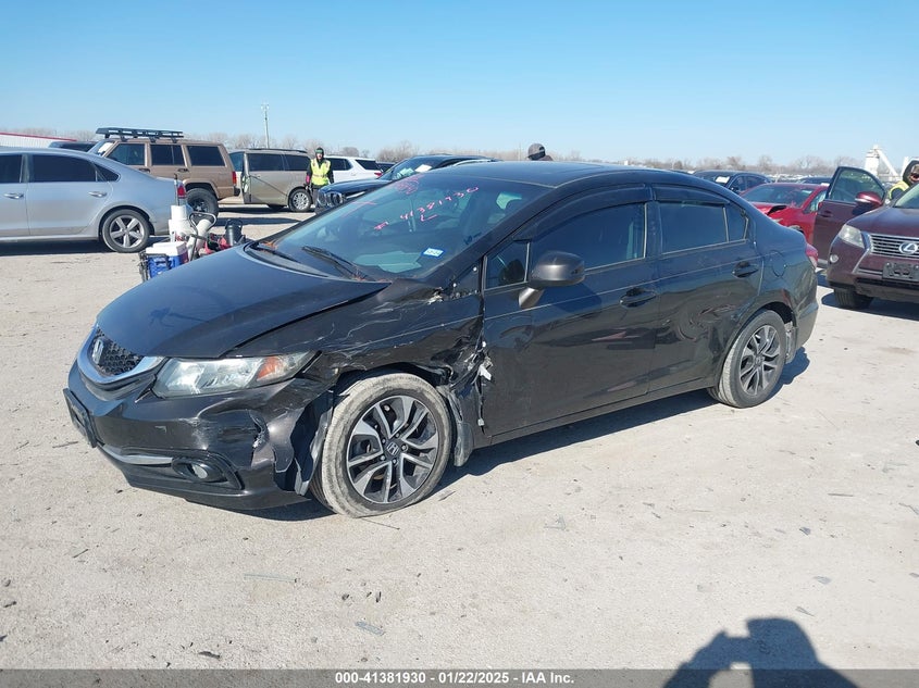 2013 HONDA CIVIC VIN: 19XFB2F99DE027202