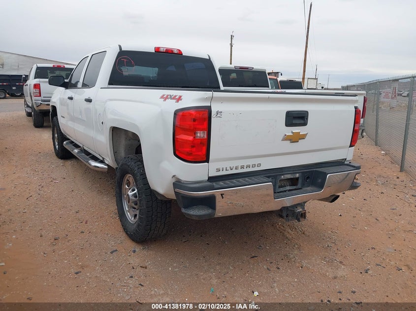 2016 CHEVROLET SILVERADO 2500HD WT - 1GC1KUEG9GF157254