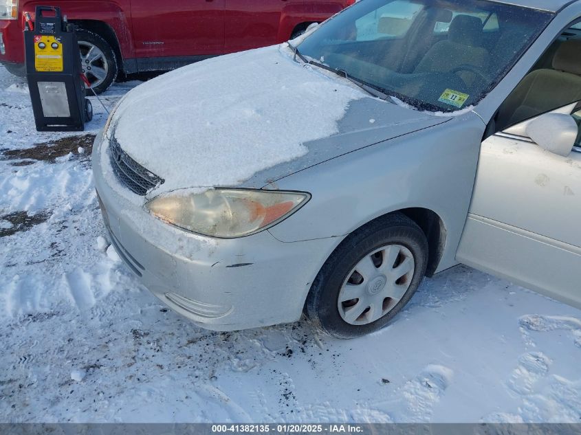 2003 Toyota Camry Le VIN: 4T1BE32K73U140341 Lot: 41382135