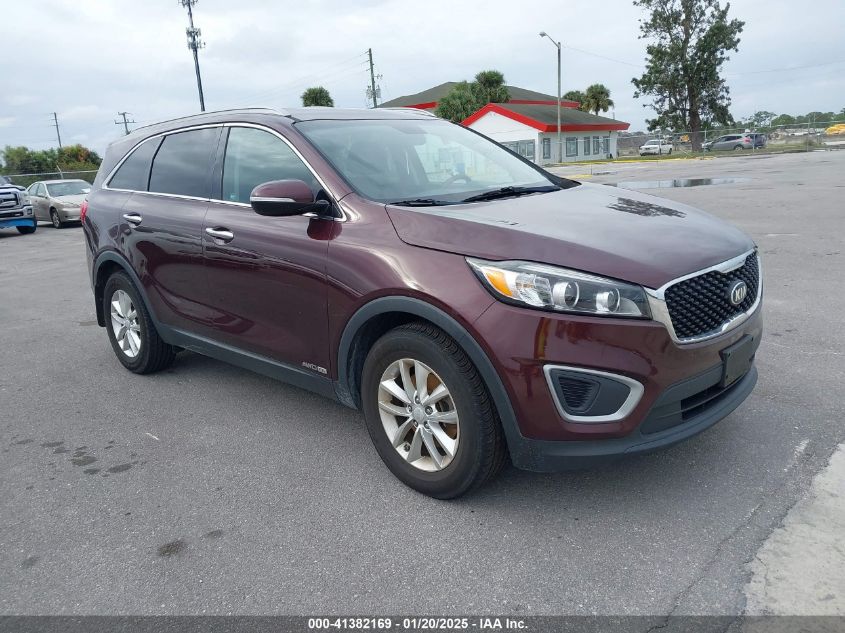 VIN 5XYPGDA53GG162947 2016 KIA Sorento, 3.3L Lx no.1