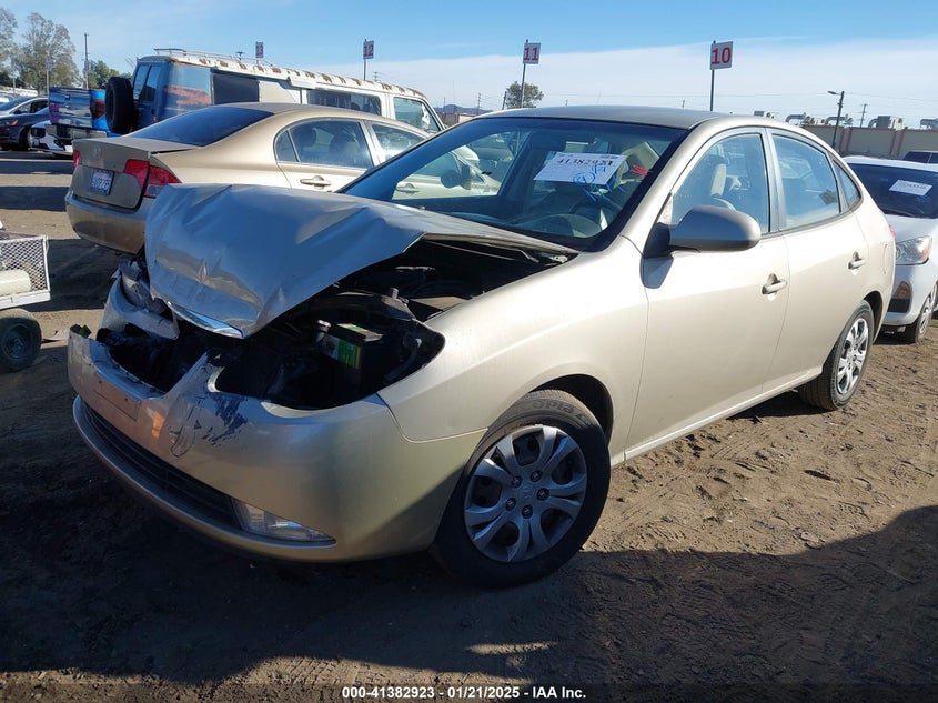 2010 HYUNDAI ELANTRA VIN: KMHDU4AD2AU878517