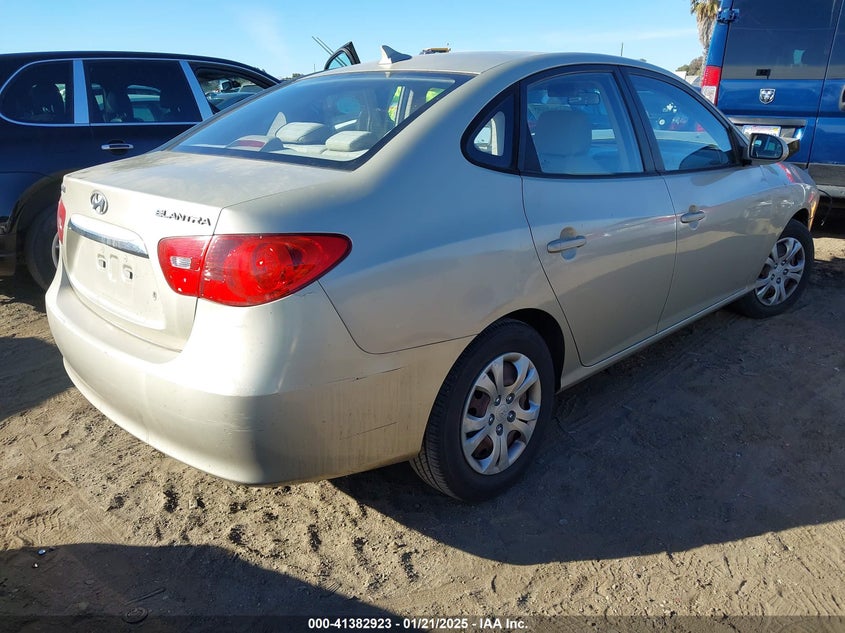 2010 HYUNDAI ELANTRA VIN: KMHDU4AD2AU878517