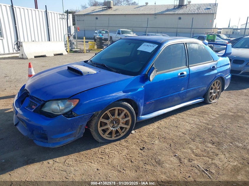 2006 SUBARU WRX STI VIN: JF1GD70666L502895