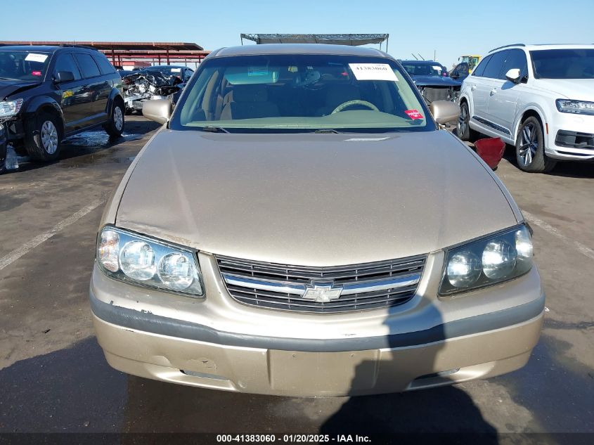 2005 Chevrolet Impala VIN: 2G1WF52E759319643 Lot: 41383060