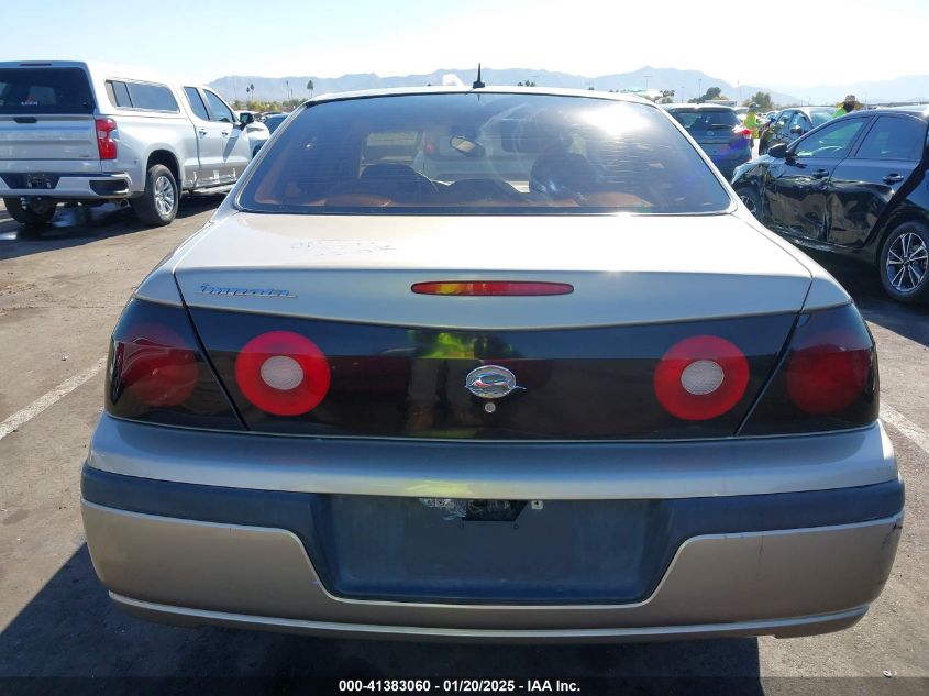 2005 Chevrolet Impala VIN: 2G1WF52E759319643 Lot: 41383060