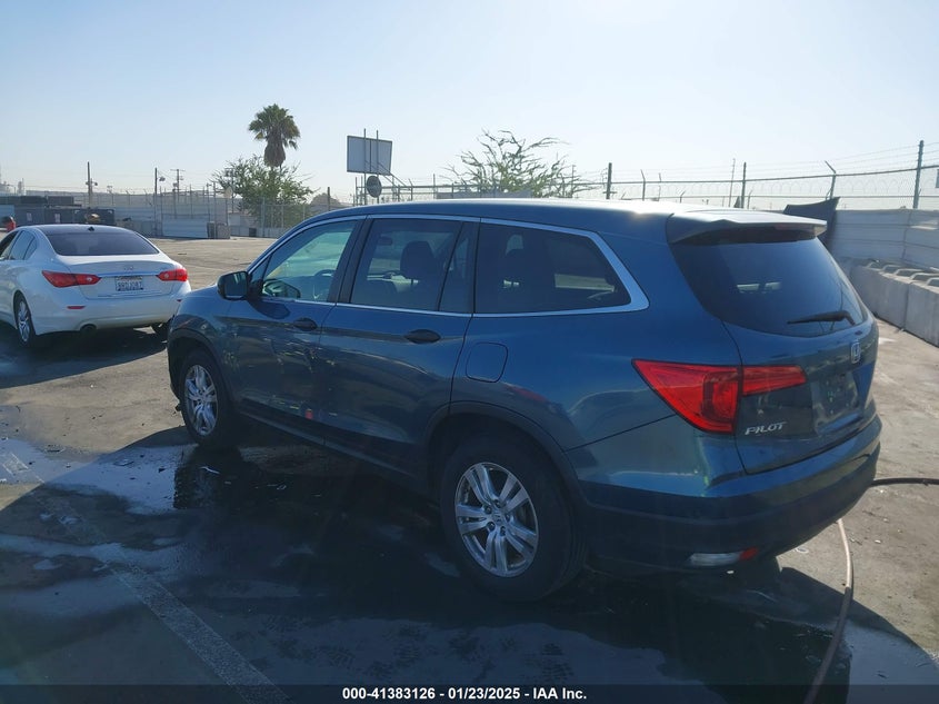 2016 HONDA PILOT LX - 5FNYF5H17GB023783