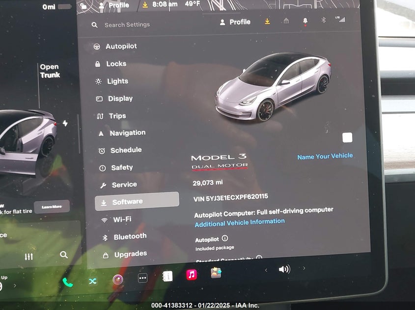 2023 TESLA MODEL 3 U  U UX(VIN: 5YJ3E1ECXPF620115