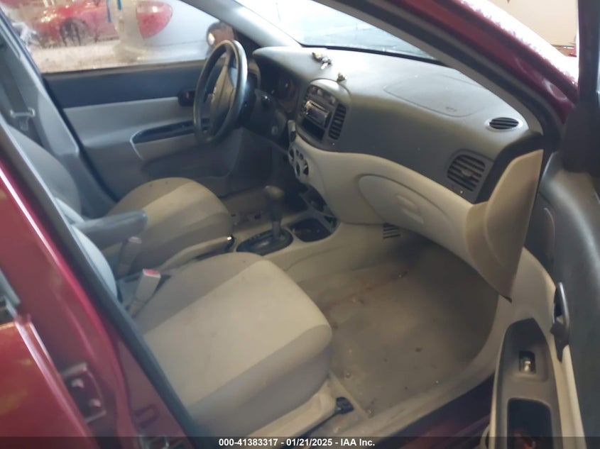 2007 HYUNDAI ACCENT VIN: KMHCN46C27U111106