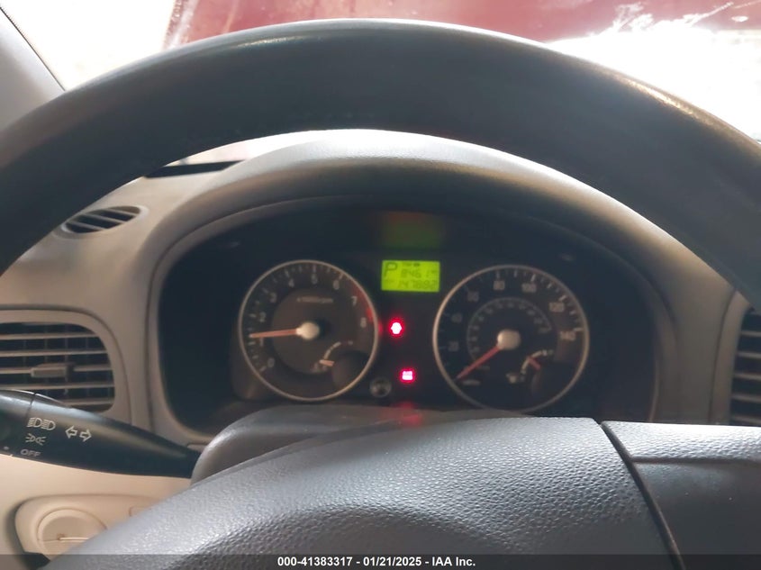 2007 HYUNDAI ACCENT VIN: KMHCN46C27U111106