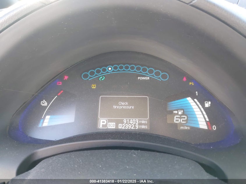 2013 NISSAN LEAF VIN: 1N4AZ0CP8DC405732
