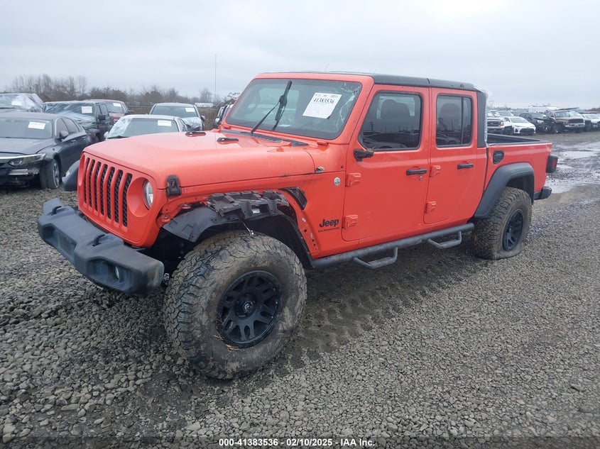 Vin: 1c6hjtag6ll156888, lot: 41874021, jeep gladiator sport s 4x4 20202
