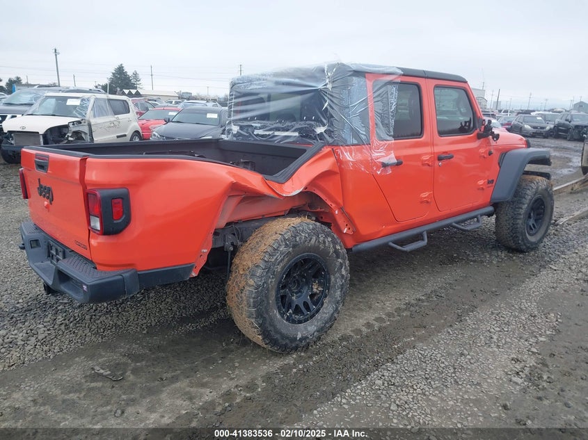 Vin: 1c6hjtag6ll156888, lot: 41874021, jeep gladiator sport s 4x4 20204