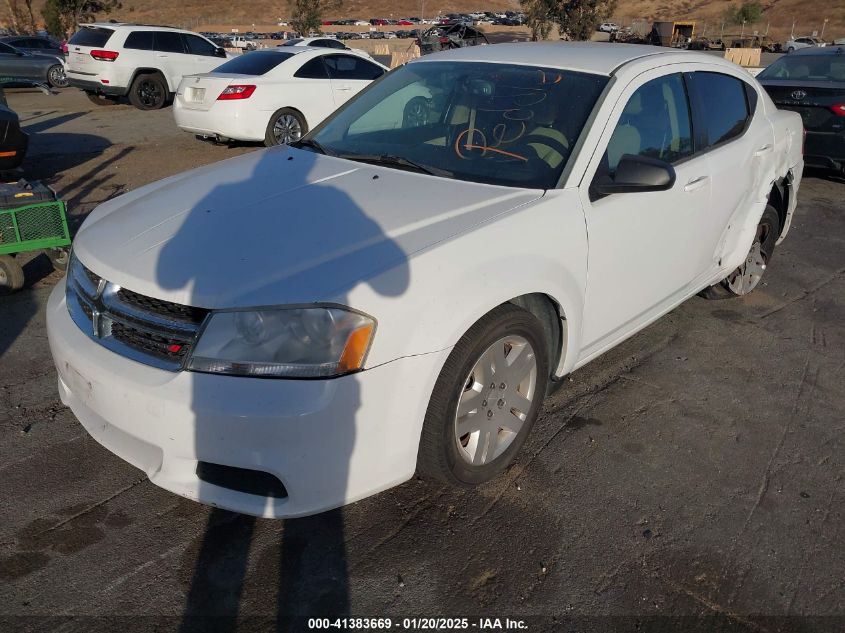 VIN 1C3CDZAB7EN118809 2014 DODGE AVENGER no.2