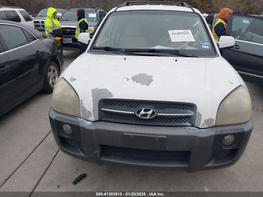 2008 Hyundai Tucson VIN: KM8JN12D78U808485 Lot: 41383915