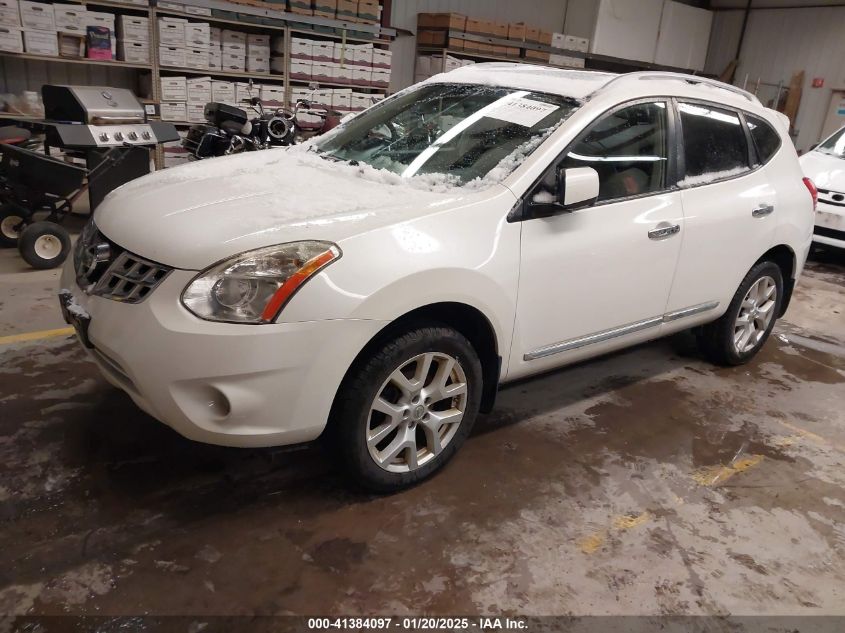 VIN JN8AS5MV5DW104444 2013 Nissan Rogue, Sv W/Sl Pkg no.2