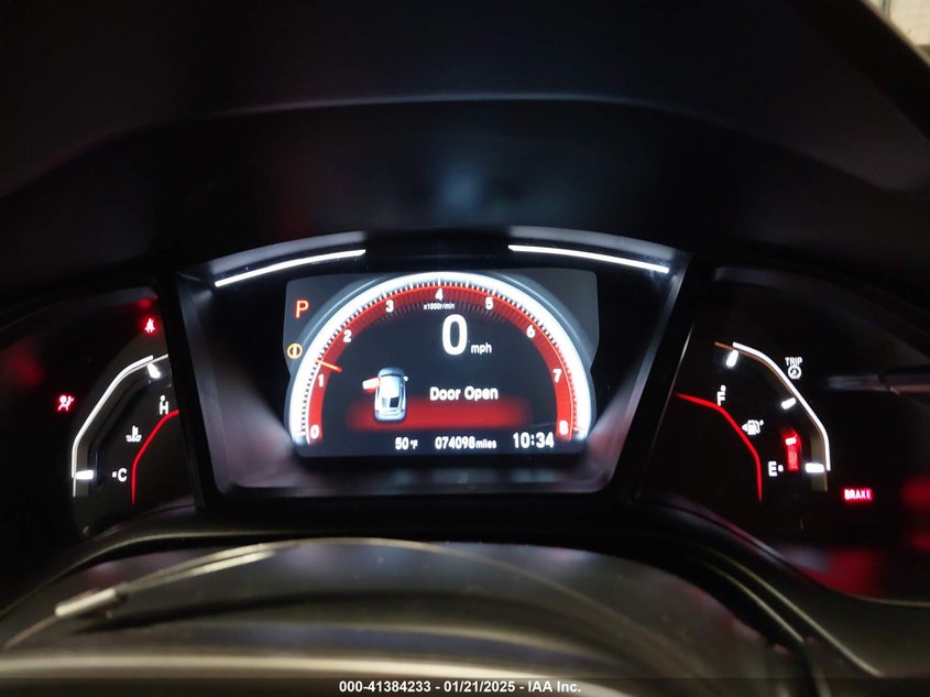 2021 HONDA CIVIC VIN: SHHFK7H40MU227926