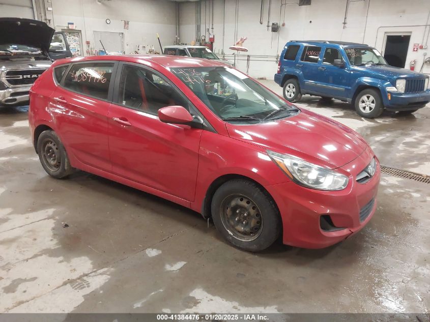 VIN KMHCT5AEXDU113394 2013 HYUNDAI ACCENT no.1