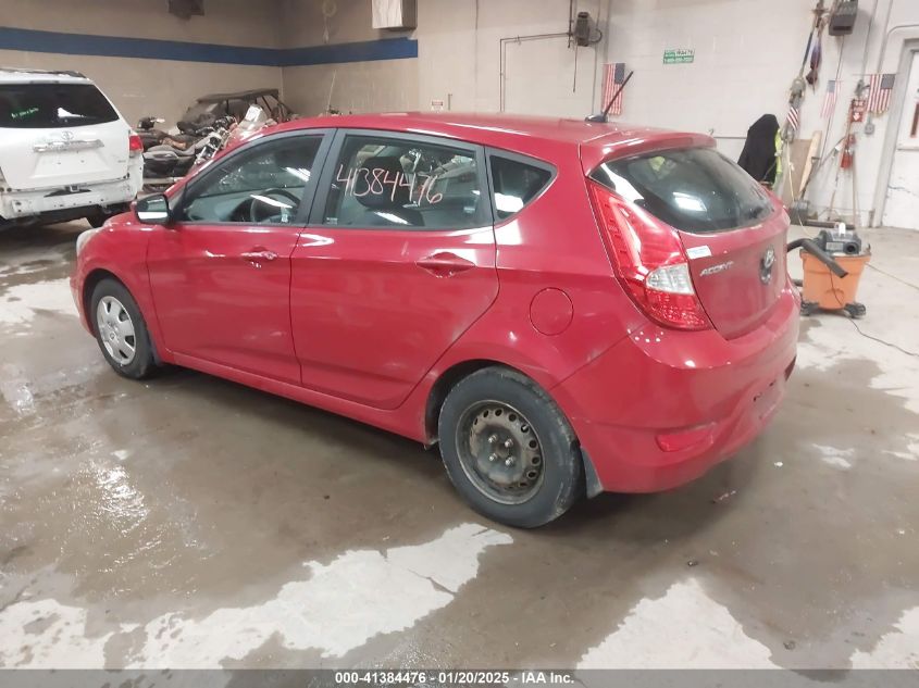 VIN KMHCT5AEXDU113394 2013 HYUNDAI ACCENT no.3